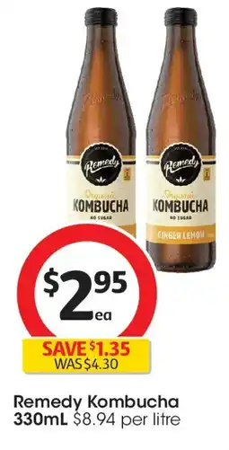 Coles Remedy kombucha offer