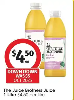 Coles The juice brothers juice offer