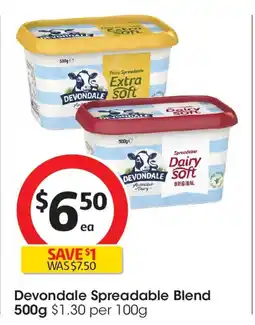 Coles Devondale spreadable blend offer