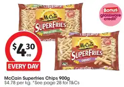Coles Mccain superfries chips offer