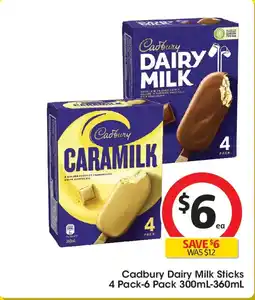 Coles Cadbury dairy milk sticks offer