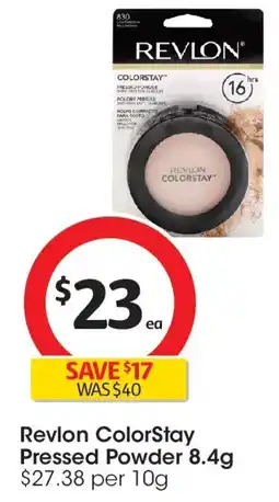 Coles Revlon colorstay pressed powder offer