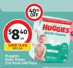 Coles Huggies baby wipes offer