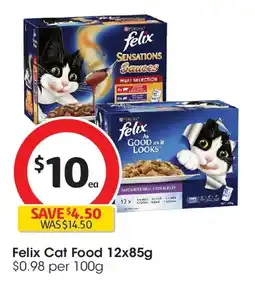 Coles Felix cat food offer