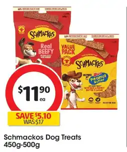 Coles Schmackos dog treats offer