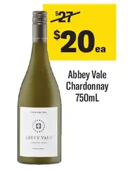 Coles Abbey vale chardonnay offer