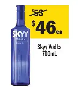 Coles Skyy vodka offer