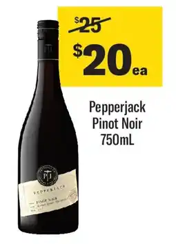 Coles Pepperjack pinot noir offer