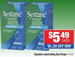 Direct Chemist Outlet Systane Lubricating Eye Drops offer