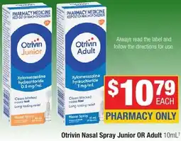 Direct Chemist Outlet Otrivin Nasal Spray offer
