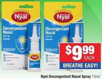 Direct Chemist Outlet Nyal Decongestant Nasal Spray offer