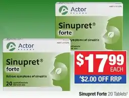 Direct Chemist Outlet Sinupret Forte offer