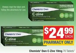 Direct Chemist Outlet Chemists' Own C-Zine offer