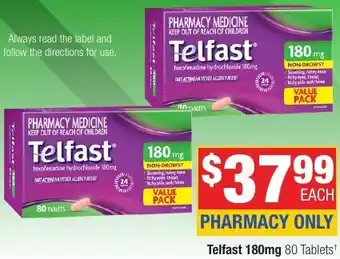 Direct Chemist Outlet Telfast offer