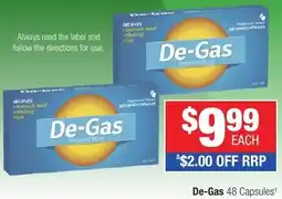 Direct Chemist Outlet De-Gas offer