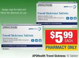 Direct Chemist Outlet APOHealth Travel Sickness offer