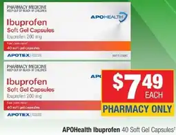 Direct Chemist Outlet APOHealth Ibuprofen offer