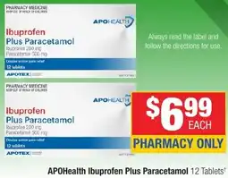 Direct Chemist Outlet APOHealth Ibuprofen Plus Paracetamol offer