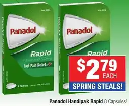 Direct Chemist Outlet Panadol Handipak Rapid offer