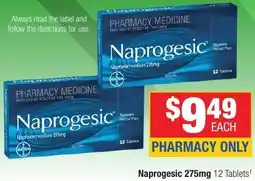 Direct Chemist Outlet Naprogesic offer