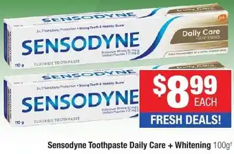 Direct Chemist Outlet Sensodyne Toothpaste Daily Care + Whitening offer
