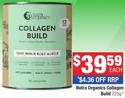 Direct Chemist Outlet Nutra Organics Collagen Build offer