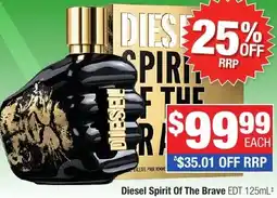 Direct Chemist Outlet Diesel Spirit Of The Brave EDT offer