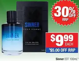 Direct Chemist Outlet Sinner EDT offer