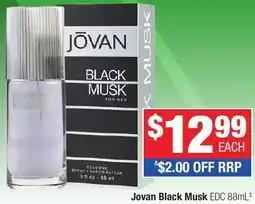Direct Chemist Outlet Jovan Black Musk EDC offer