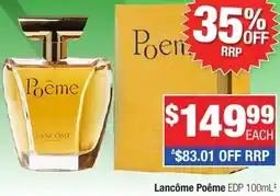 Direct Chemist Outlet Lancôme Poême EDP offer