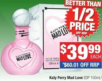Direct Chemist Outlet Katy Perry Mad Love EDP offer