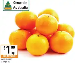 Supabarn Navel oranges offer