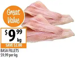 Supabarn Basa fillets offer