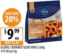 Supabarn Global crumbed squid rings offer