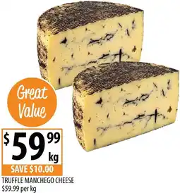 Supabarn Truffle manchego cheese offer
