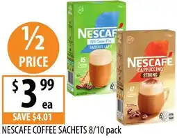 Supabarn Nescafe coffee sachets offer