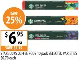 Supabarn Starbucks coffee pods offer