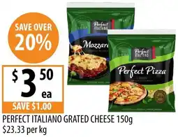Supabarn Perfect italiano grated cheese offer