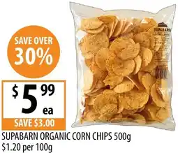 Supabarn Supabarn organic corn chips offer