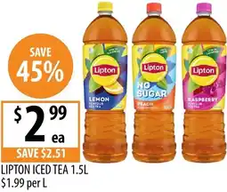 Supabarn Lipton iced tea offer