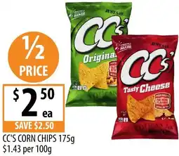 Supabarn Cc's corn chips offer