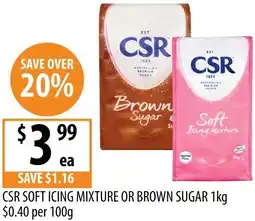 Supabarn Csr soft icing mixture or brown sugar offer