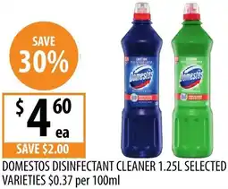 Supabarn Domestos disinfectant cleaner offer