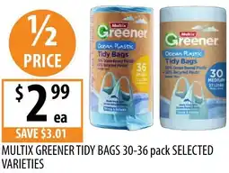 Supabarn Multix greener tidy bags offer