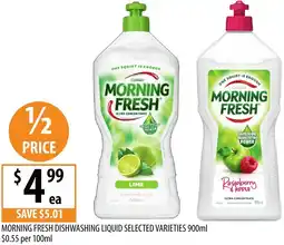 Supabarn Morning fresh dishwashing liquid offer