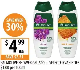 Supabarn Palmolive shower gel offer