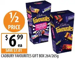 Supabarn Cadbury favourites gift box offer