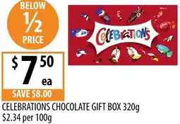 Supabarn Celebrations chocolate gift box offer