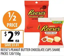 Supabarn Reese's peanut butter chocolate cups offer