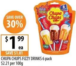 Supabarn Chupa chups fizzy drinks offer